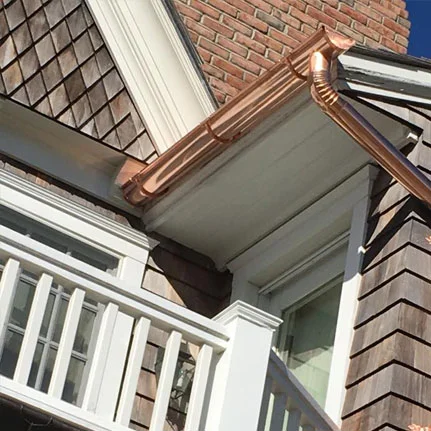 copper gutter installation Hempstead ny